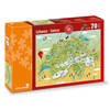 Carta.Media Illustrierte Schweizer Karte Puzzle 70 Teile