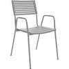 Schaffner Lamello mit Armlehne alusilber