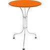 Schaffner Metalltisch St. Moritz feuerverzinkt 60 cm orange