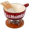 Kuhn Rikon Käsefondue Set Induktion Guss Alpweide 23cm 