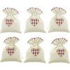 Swiss Finest Geschenkbeutel Karo 6er Set