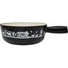 Heidi Cheese Line Alpes Caquelon Guss schwarz 21cm