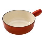 Caquelon Induktion Eisenguss rot 20 cm