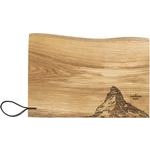 Holz-Schneidbrett Matterhorn Rustikal