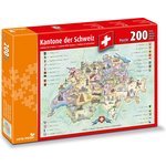 Kantone der Schweiz Puzzle 200 Teile