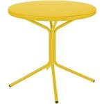 Metall-Bistrotisch PIX 54 cm Gelb