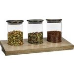 3er Buffetstation Buche für losen Tee