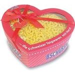 Herz-Schachtel Hörnli 3-Ei 500g