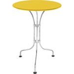 Metalltisch St. Moritz feuerverzinkt 60 cm gelb