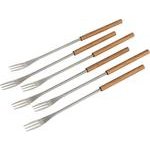 Käsefonduegabeln Eichenholz 6er Set