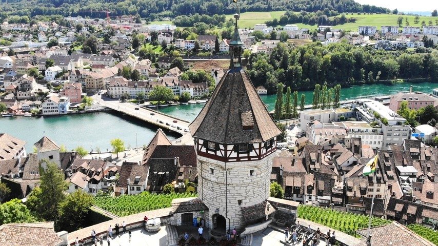 Ein Tag in Schaffhausen – Auf den Munot, ins Kloster und in den Rheinfall 