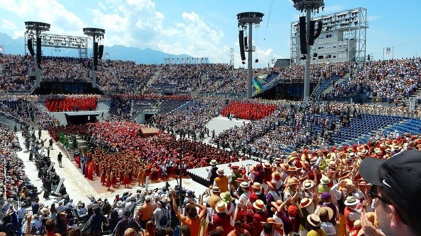 Fête des Vignerons in Vevey - das größte Weinfest der Schweiz